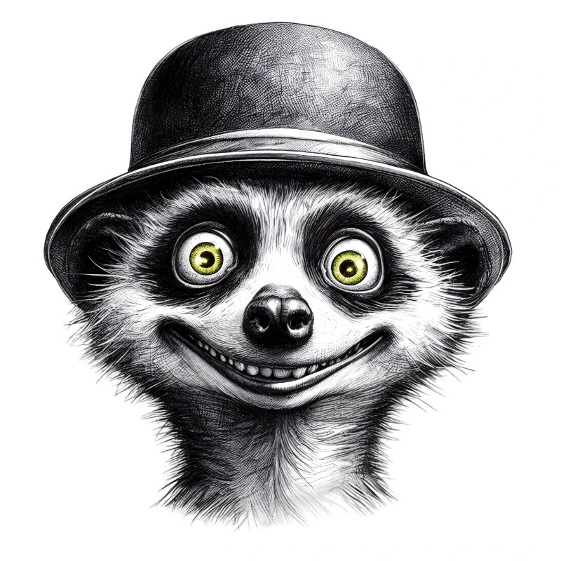 Erdmännchen mit Hut