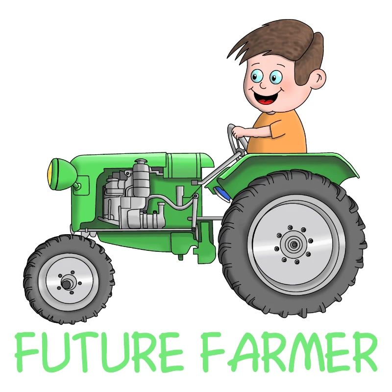 Offspring farmer - farmer - future farmer