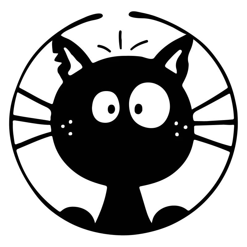 Neugierige Katze