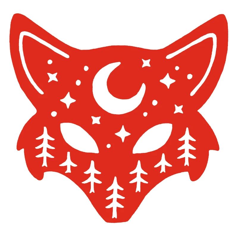 Rotfuchs-Totem der Natur