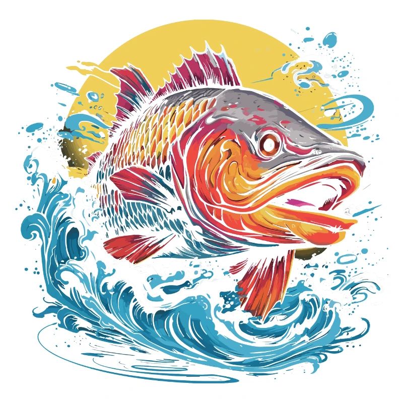 Fishing Illustration