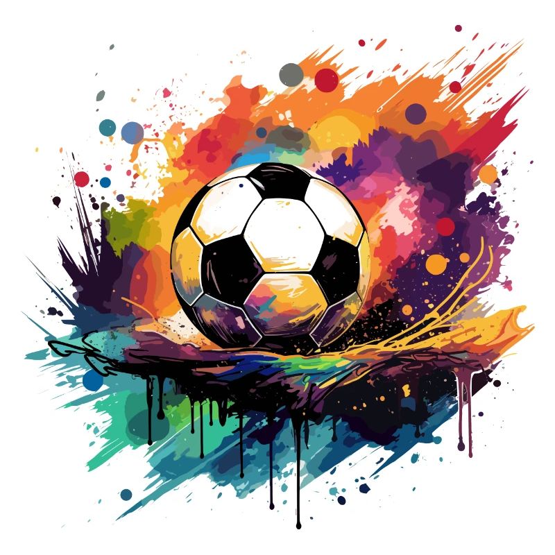Fußball Graffiti