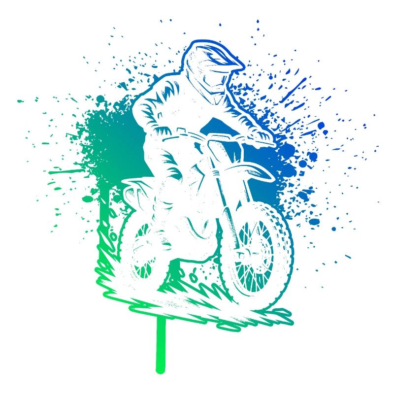 Charakterstarkes Motocross Design