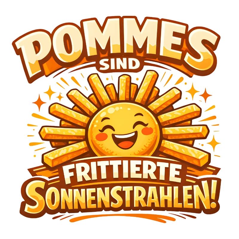 Pommes sind frittierte Sonnenstrahlen 
