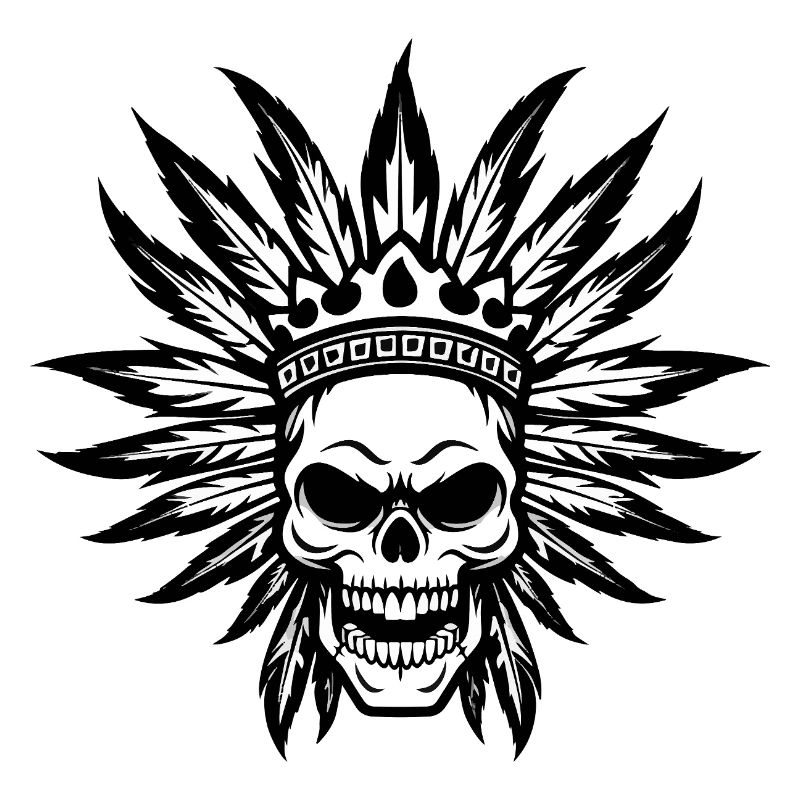 Häuptling Apache TotenIndianer