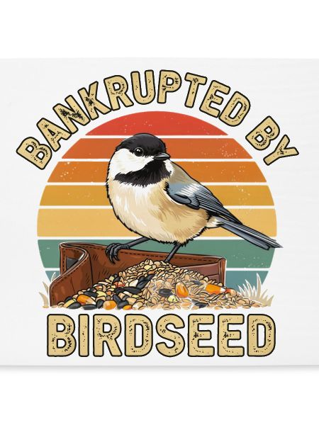 Bankrott durch Vogelfutter-Vogelbeobachtungshumor