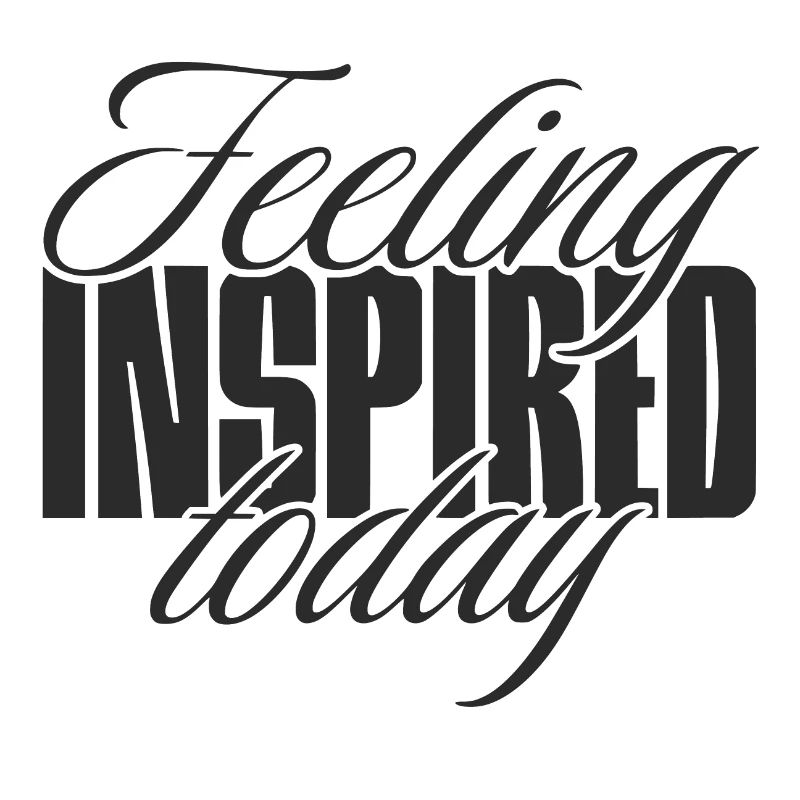 Feeling inspired today