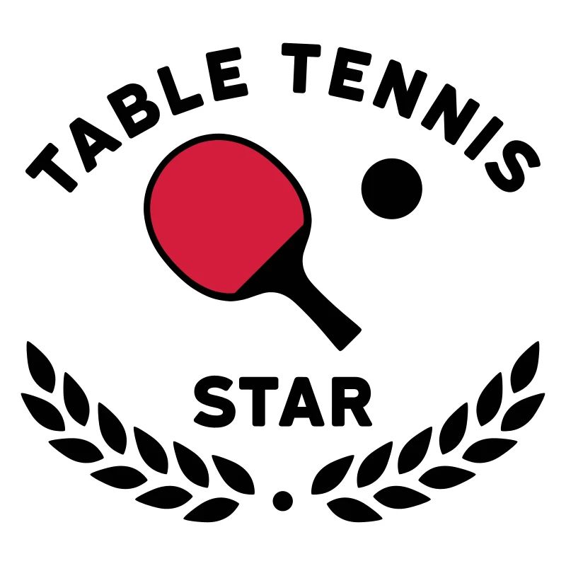 Table tennis star (laurel wreath)
