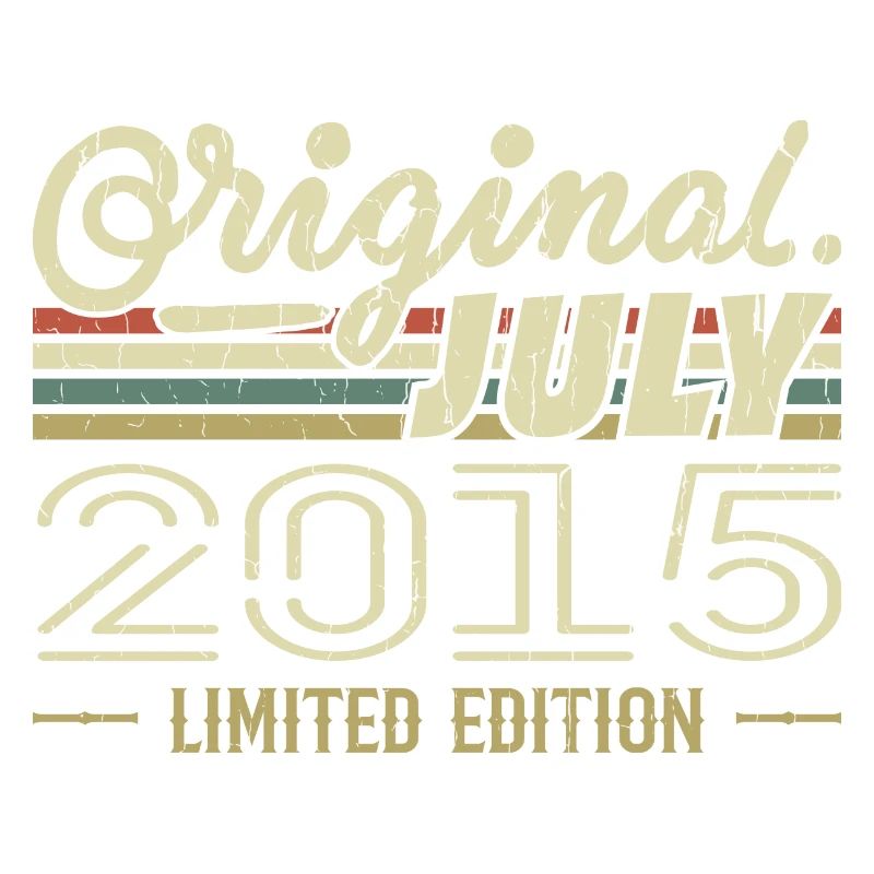 Juli 2015 Original Geburtstagsgeschenk 2015