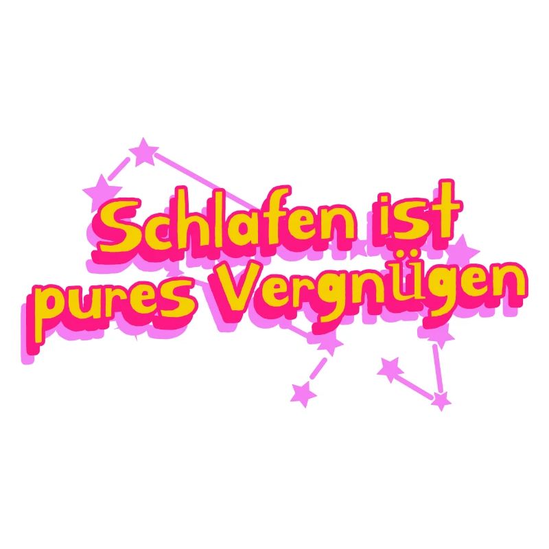 Pures Vergnügen des Schlafens