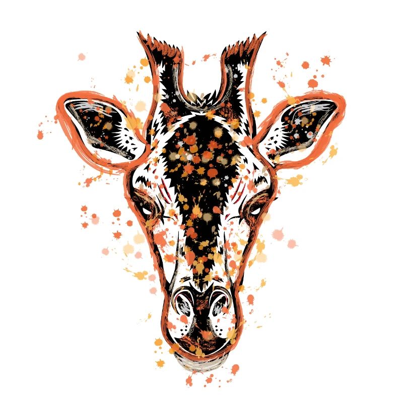 Giraffenmalerei