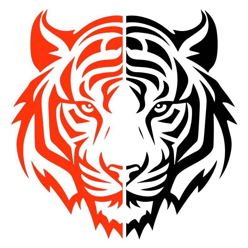 Tiger Kopf