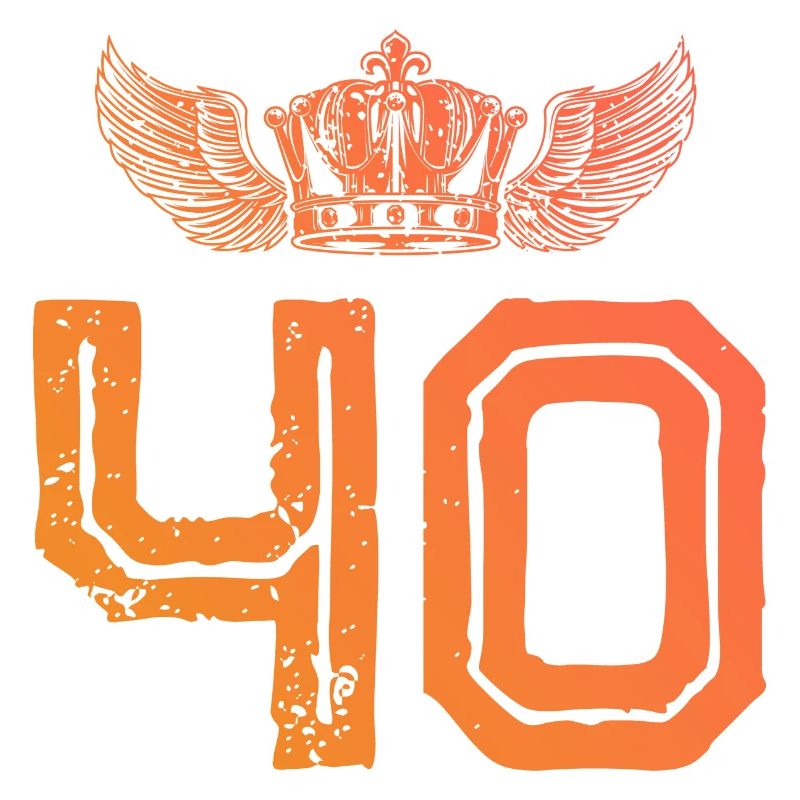40 Zahl Krone