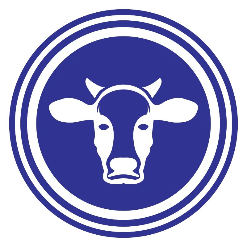 Kuh Kopf Symbol