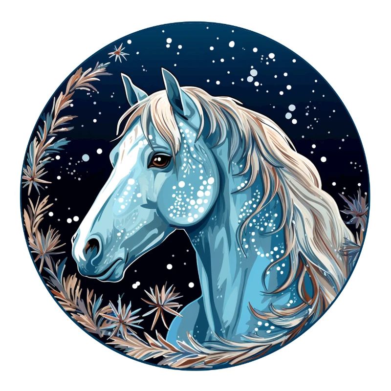 Pferd im Winter