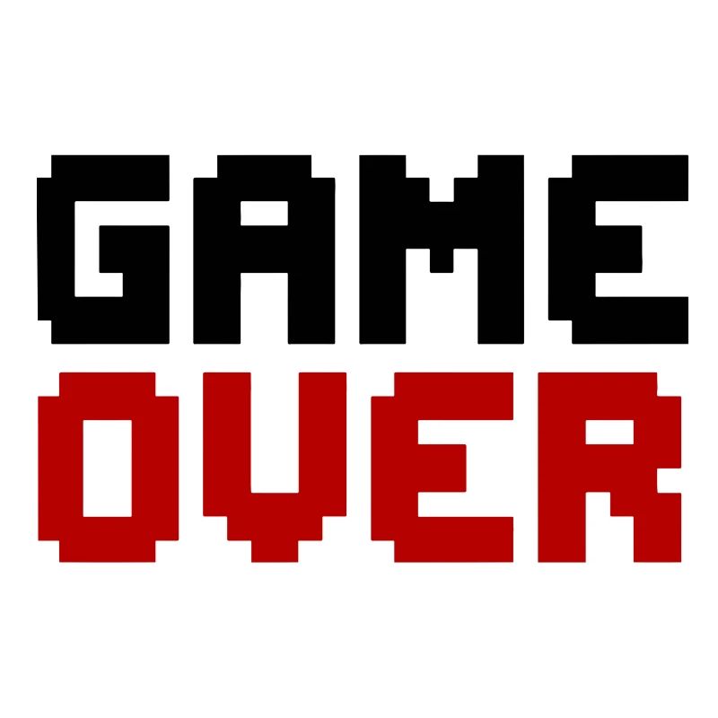 GAME OVER PIXEL Retro Gaming