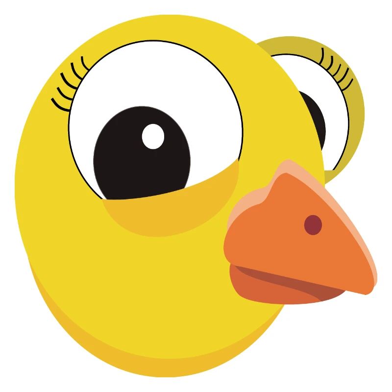 Cute Chick Head Easter Easter Carnival Funny