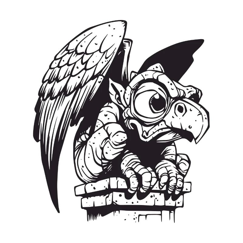 Gargoyle-Krähe