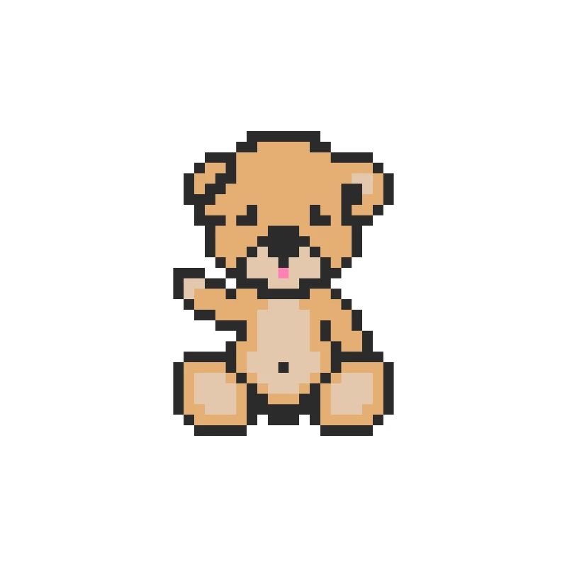 Pixel Bär Licht