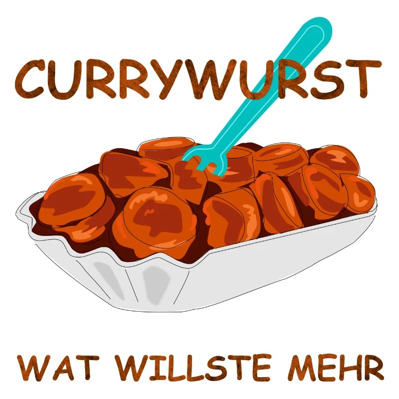 speise currywurst spruch