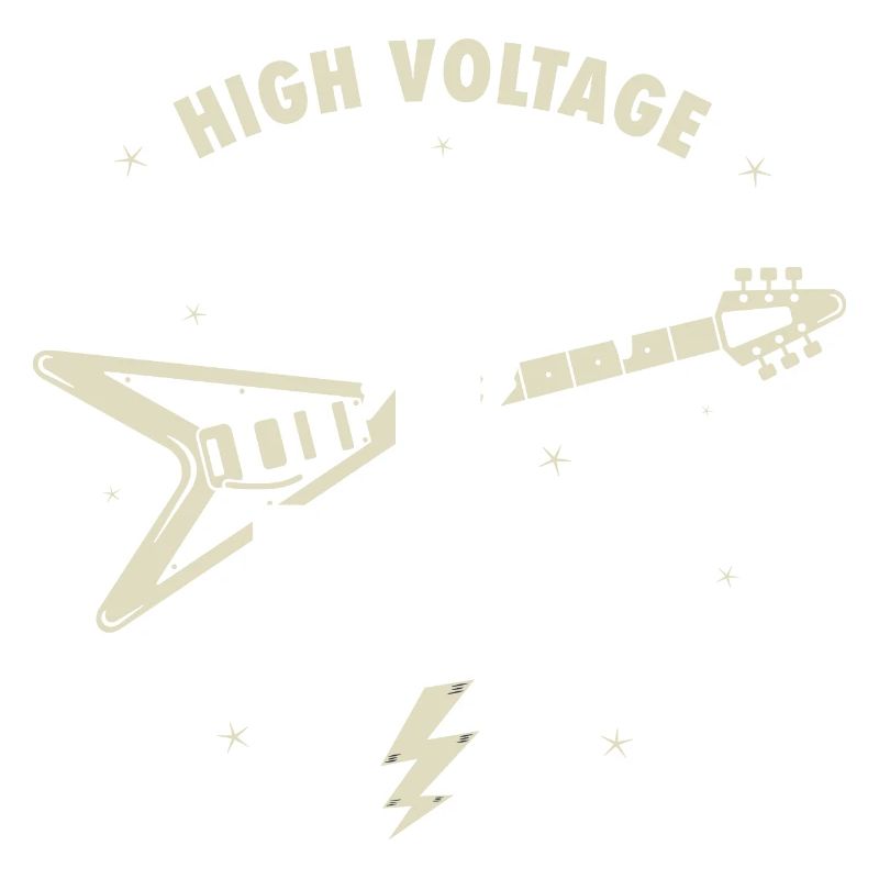 Hochspannungs-Rock'n'Roll-Gitarre
