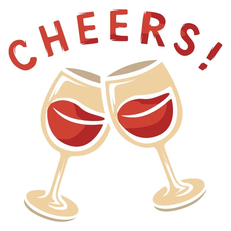 Cheers! Zwei Weingläser