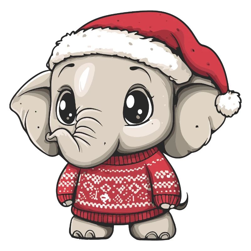 Elefant Weihnachten
