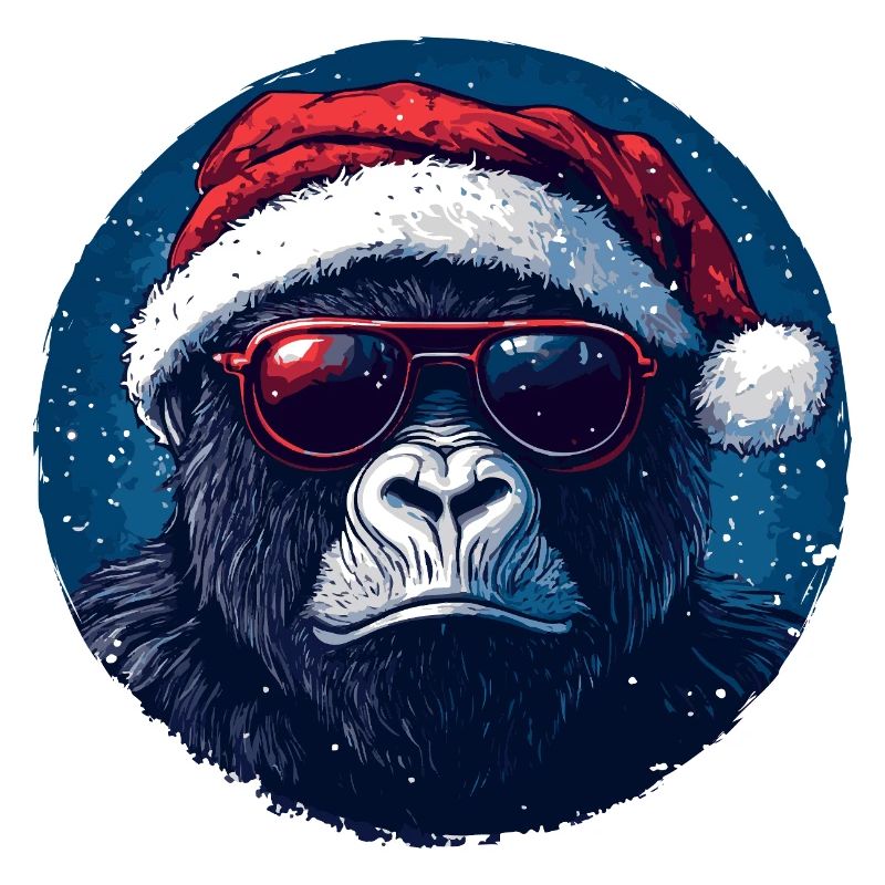 Gorilla Santa Sonnenbrille