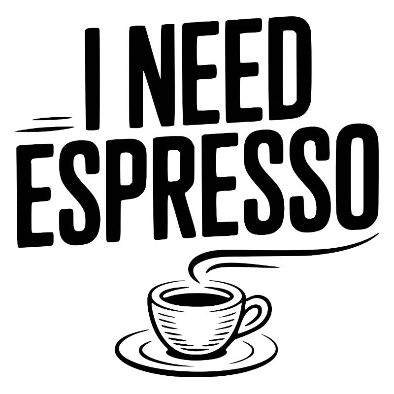 Ich brauche Espresso