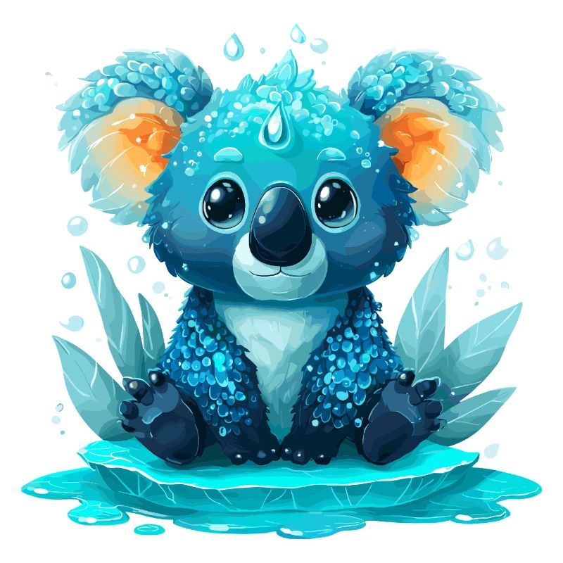 Kobalter Koala Wasserwelt