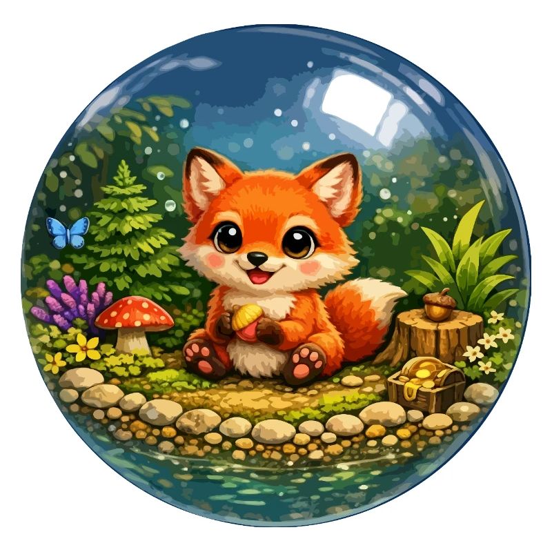 Fuchs im Glaskugelwald