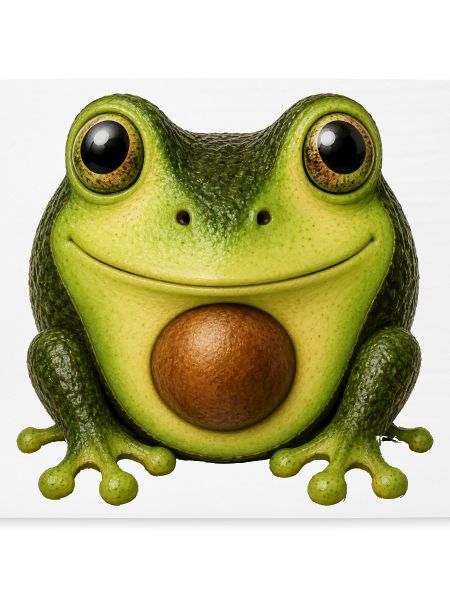 Avocado Frosch | Niedliches Tiermotiv