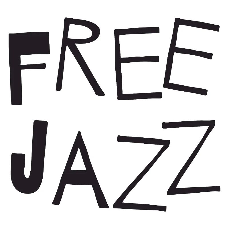 Free Jazz Handgezeichnete Buchstaben