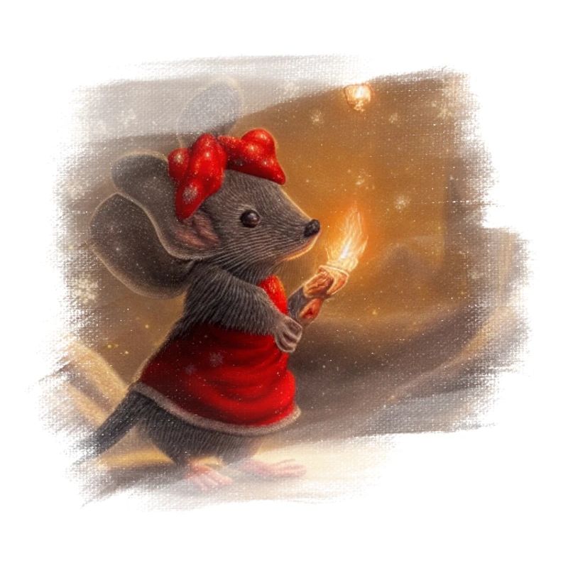 Maus Weihnachtsgeschenk