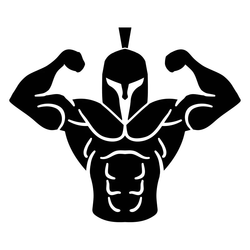 spartan helmet warrior muscles