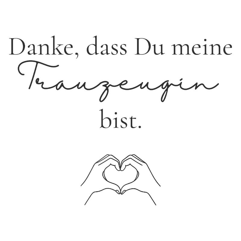 Danke Trauzeugin