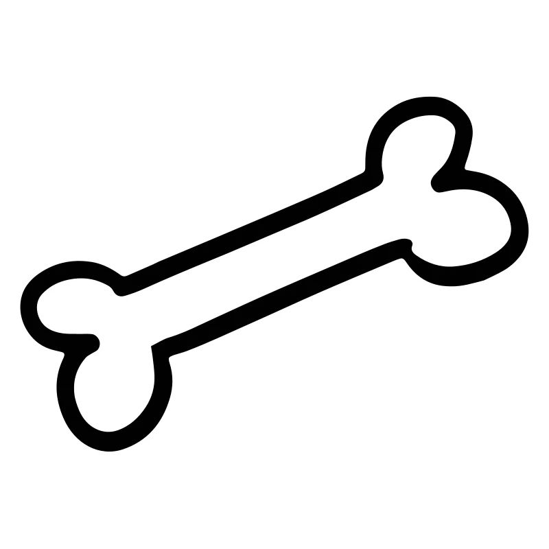 Dog bone os de chien idée cadeau gift idea