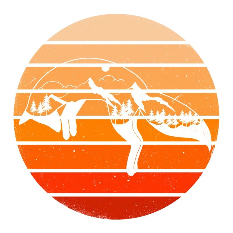 Fuchs Wald Berge Geschenkidee