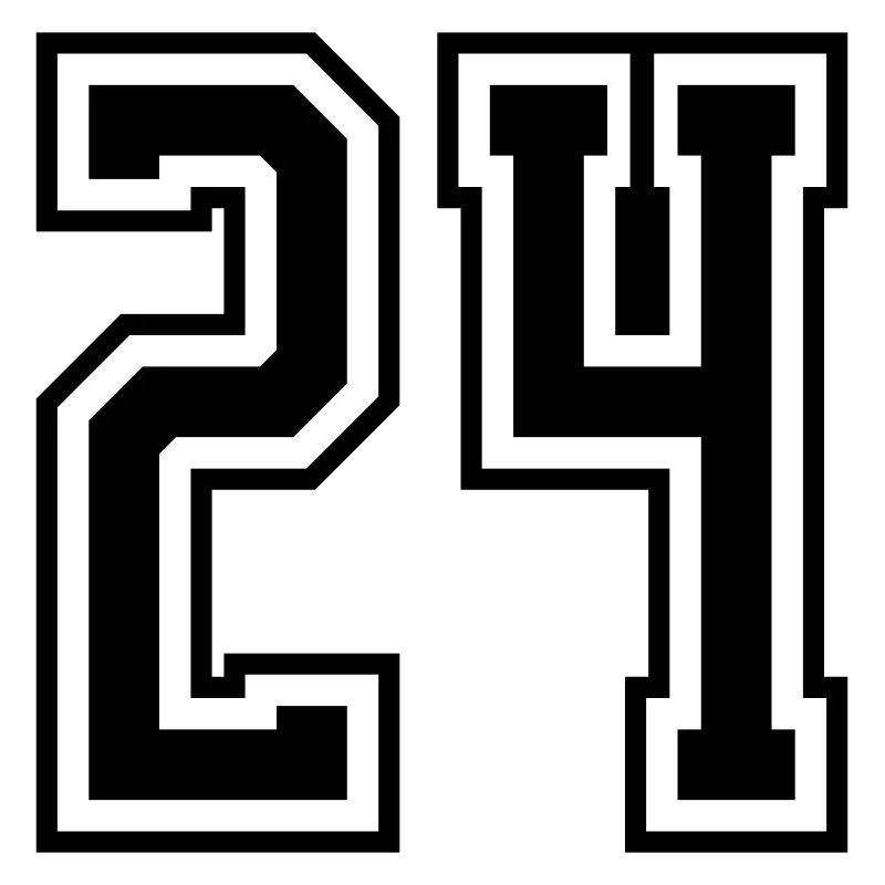 24 Zahl nummer