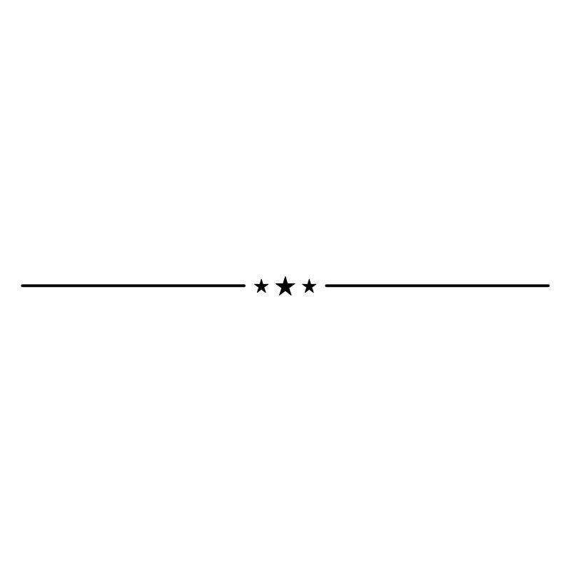trait de symbole étoile