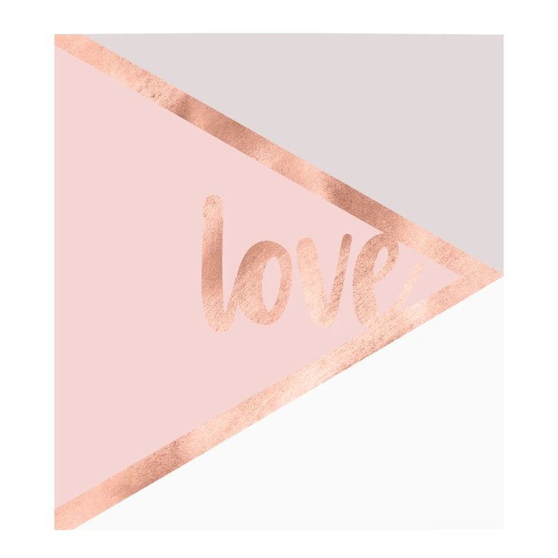 Roségold Liebe