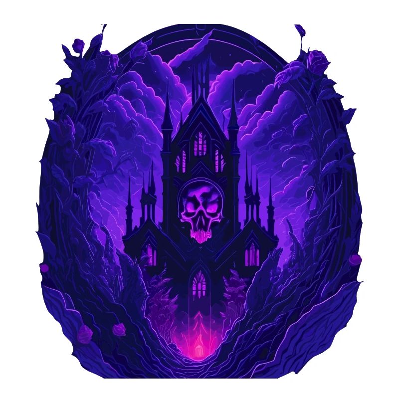 neon gothic architecture gothic castle