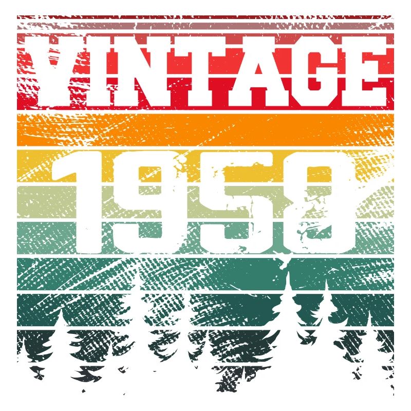1958 Vintage Geburtstagsgeschenk 1958 Retro