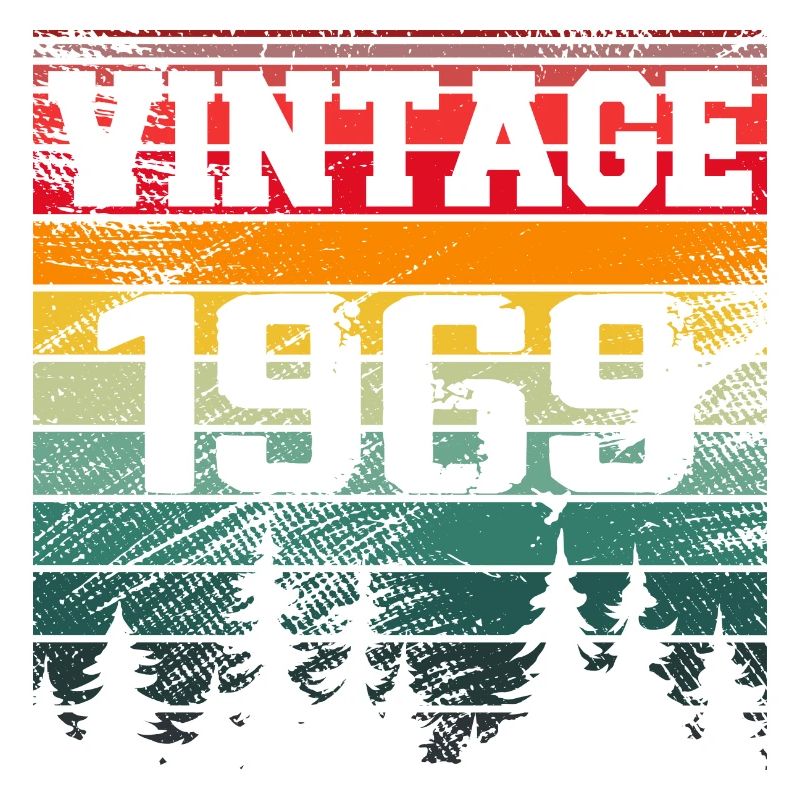1969 Vintage Birthday Gift 1969 Retro