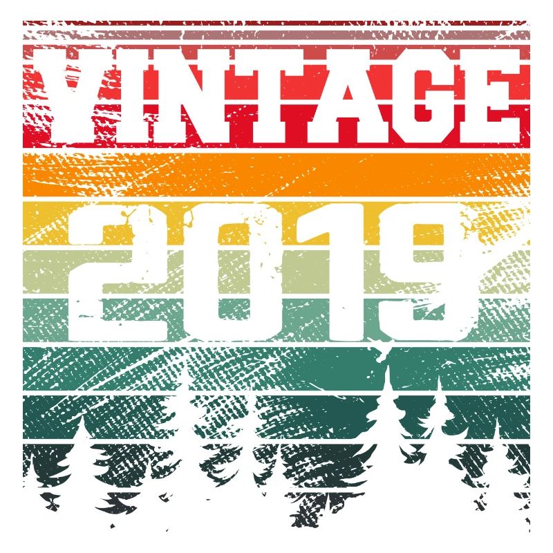 2019 Vintage Birthday Gift 2019 Retro