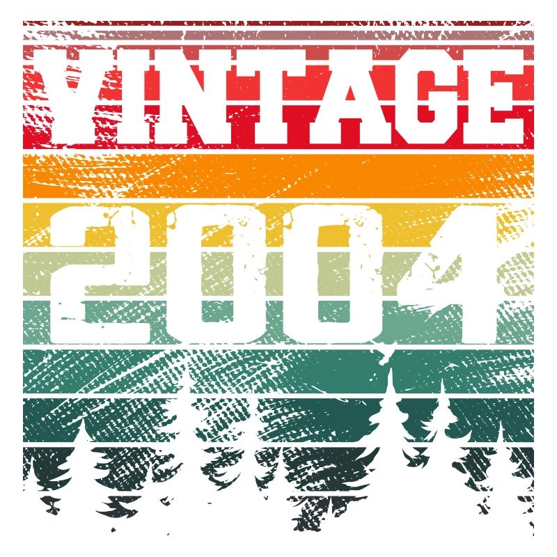 2004 Vintage Geburtstagsgeschenk 2004 Retro