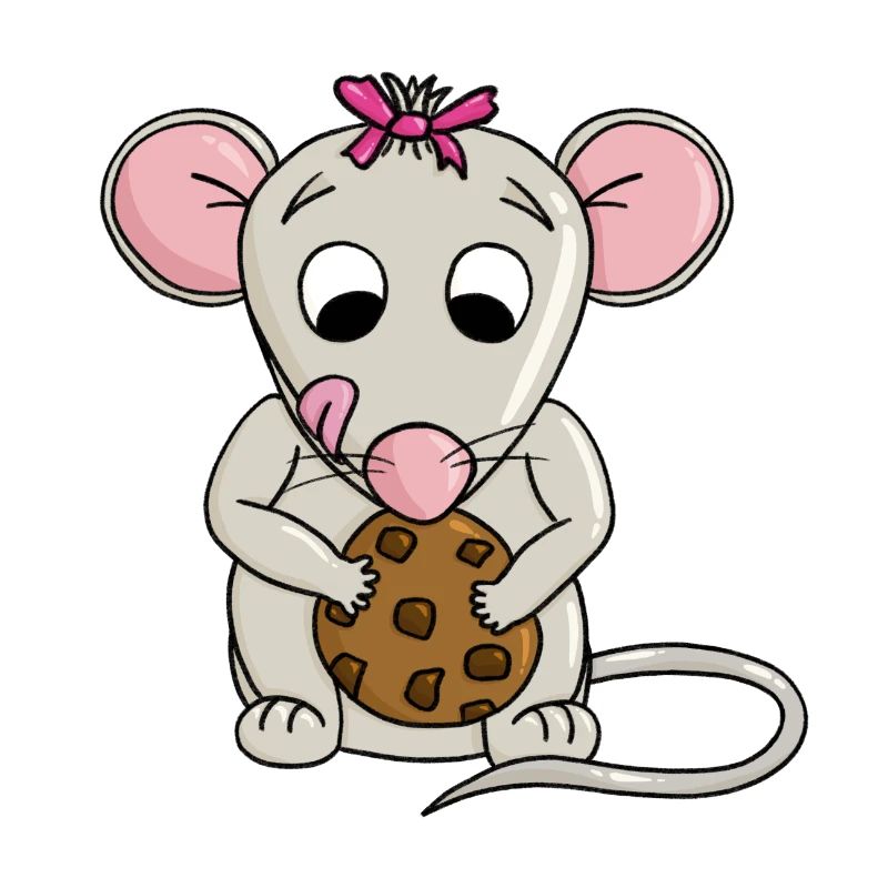 Maus findet Cookie