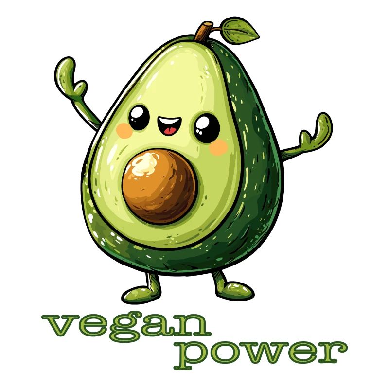 vegan power - avocado
