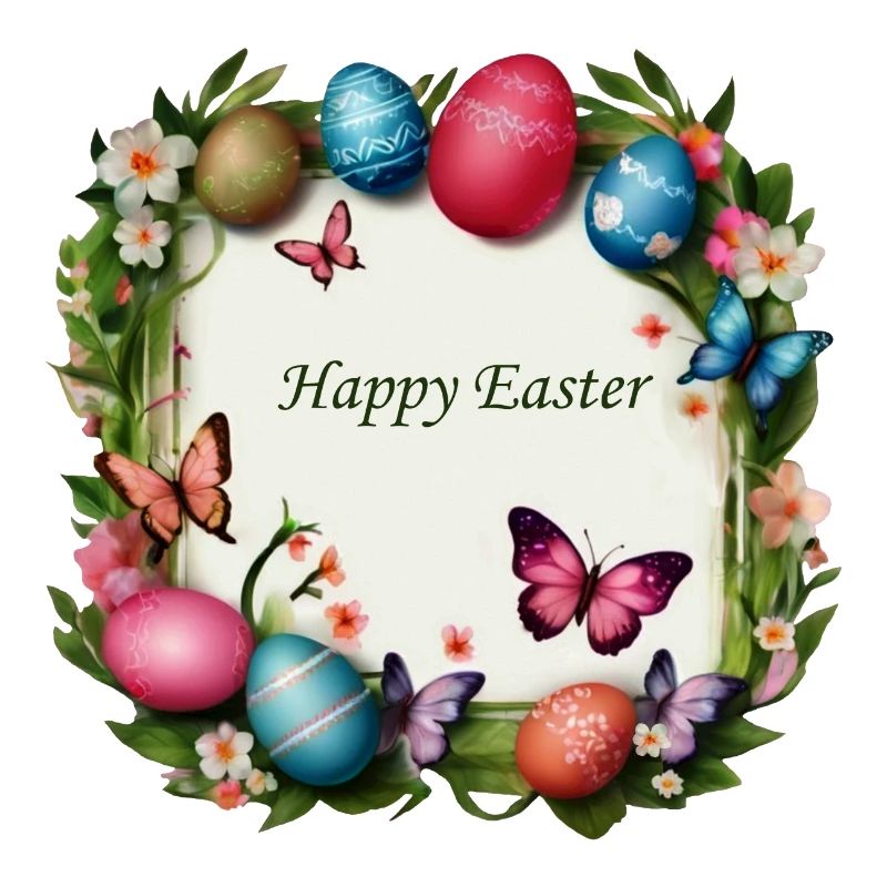 Osterkranz - Happy Easter