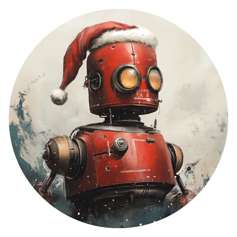 Roboter Weihnachtsmann